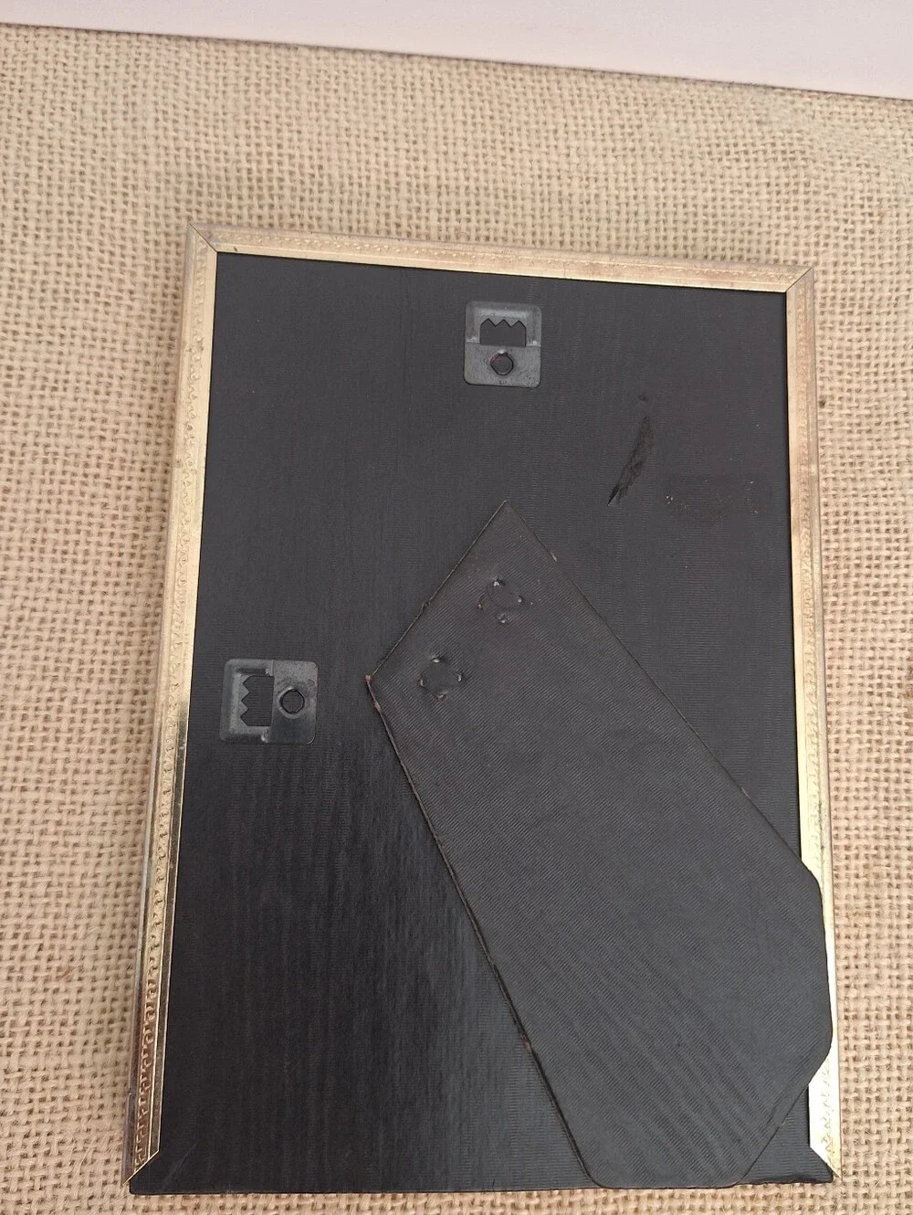 Vintage Mother Of Pearl, Brass Tone Picture Frame 5x7